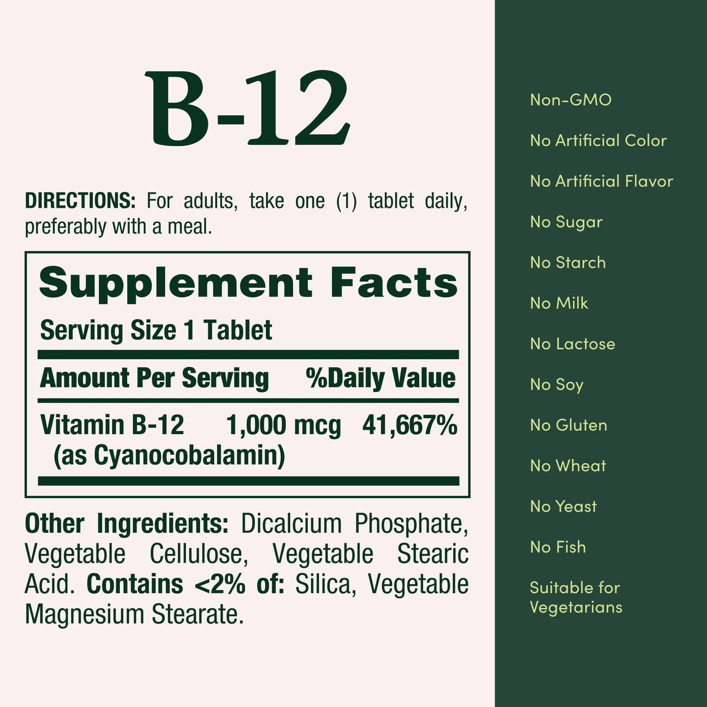 Nature's Bounty Vitamin B12 1000 mcg Supplements, Supports Energy Metabolism, 200 Ct - Maple Wellness Supplements
