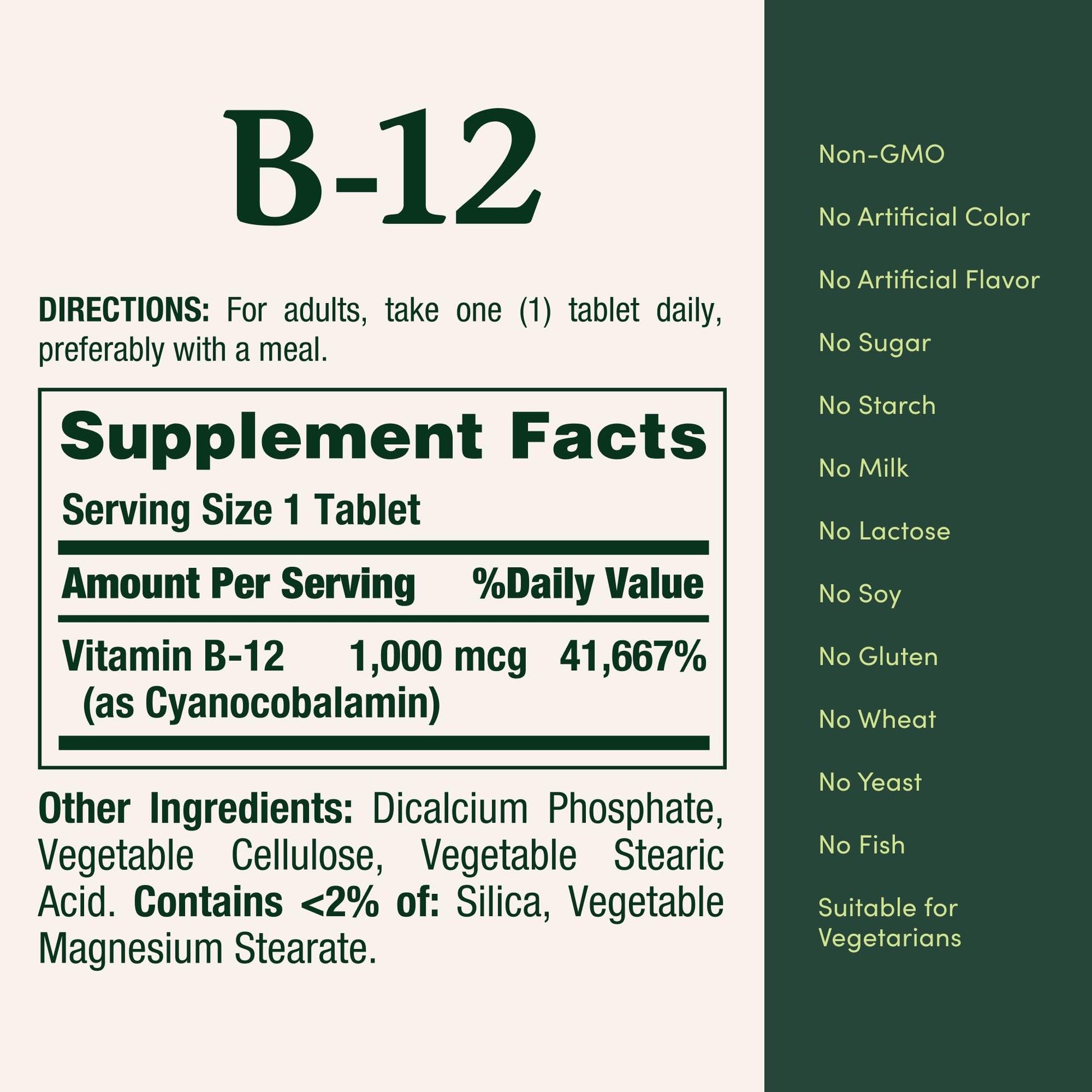 Nature's Bounty Vitamin B12 1000 mcg Supplements, Supports Energy Metabolism, 200 Ct - Maple Wellness Supplements