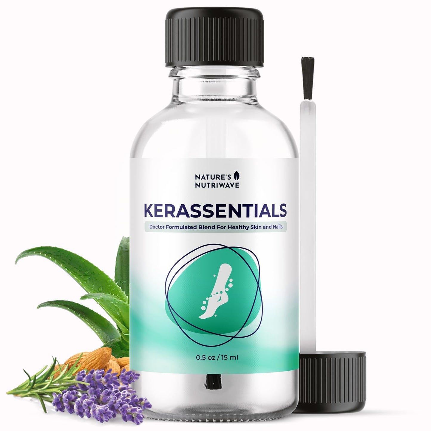 Nature’s NutriWave Kerassentials Oil, 8-IN-1 Plant-Based Formula, Natural Ingredients | Made in USA, No Stimulants - Maple Wellness Supplements