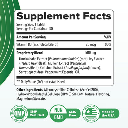 Nature’s NutriWave LungExpand Pro – Natural Daily Wellness for Overall Support – Made in USA, Non-GMO – Easy to Take – GMP Certified – 30 Tablets, 1 Month Supply - Maple Wellness Supplements