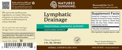 Nature's Sunshine Lymphatic Drainage, 2 Fl. Oz | Lymphatic Drainage Supplement Promotes The Efficient Drainage of The Lymphatic System to Promote Overall Health - Maple Wellness Supplements