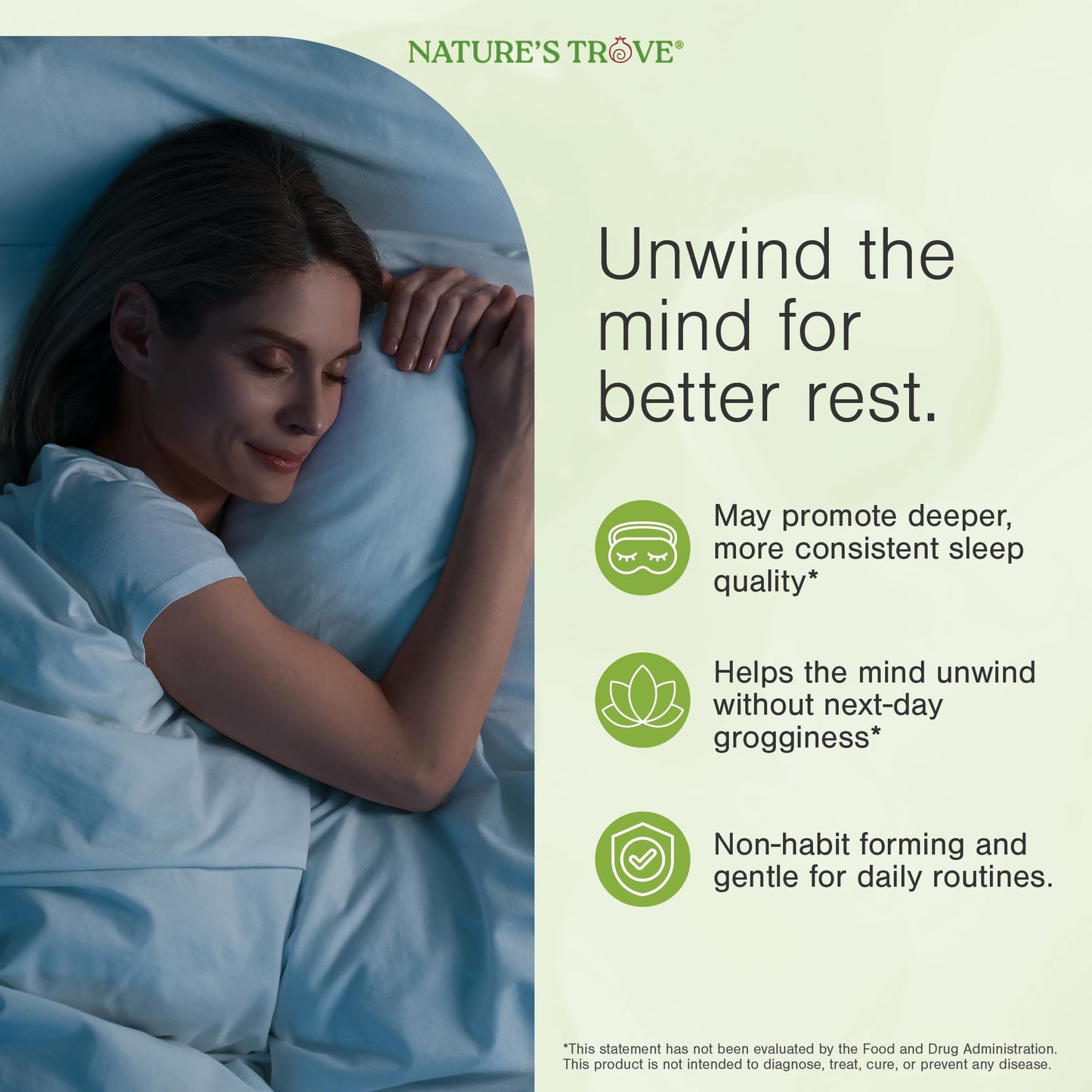 Nature's Trove L-Theanine 200mg 120 Vegetarian Capsules - Maple Wellness Supplements