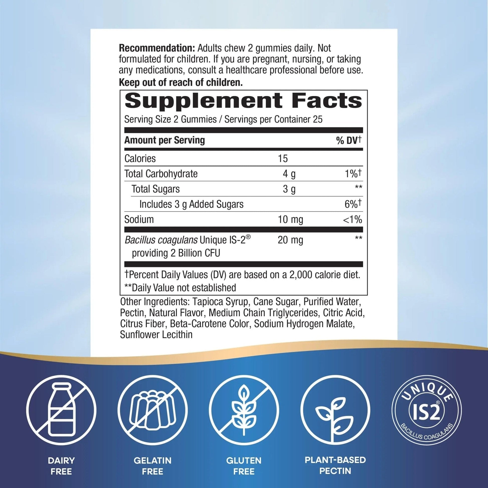 Nature’s Way 3-in-1 Women’s Probiotic Gummies, Reduces Occasional Bloating*, Supports Digestive & Vaginal Health*, Clinically Studied Probiotic Strain, Gluten Free, Orange Flavored, 60 Gummies - Maple Wellness Supplements