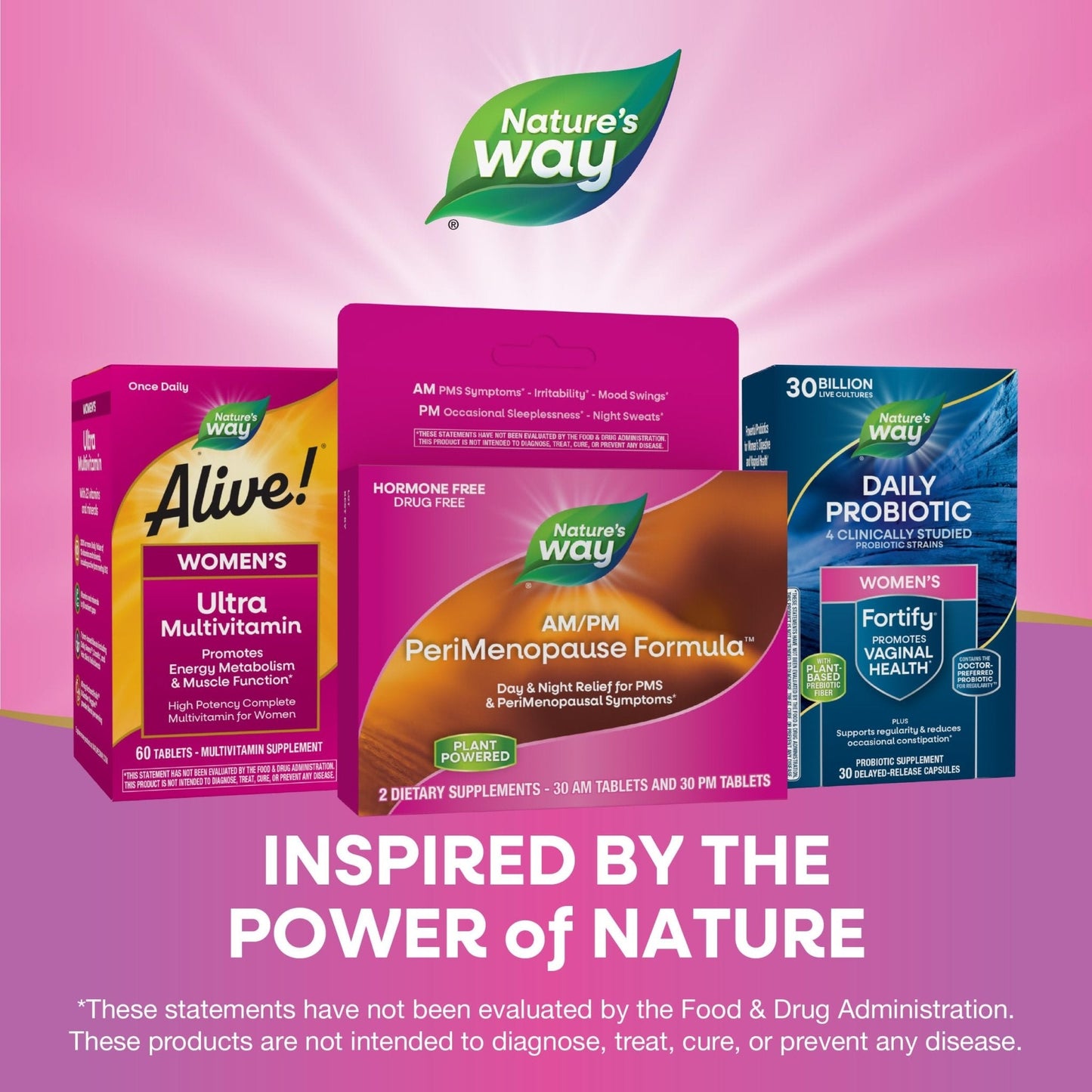 Nature's Way AM/PM PeriMenopause Formula, Perimenopause and PMS Symptom Support*, Hormone-Free, Hot Flashes*, PMS Symptoms*, Restful Sleep*, 30 AM & 30 PM Tablets - Maple Wellness Supplements