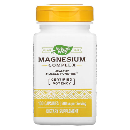 Natures Way Magnesium Complex, 100 ct - Maple Wellness Supplements