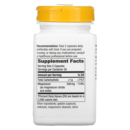Natures Way Magnesium Complex, 100 ct - Maple Wellness Supplements