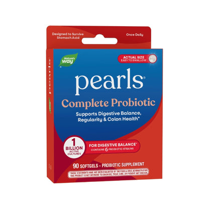 Nature's Way Probiotic Pearls Complete, 1 Billion Live Cultures, 90 Softgels - Maple Wellness Supplements