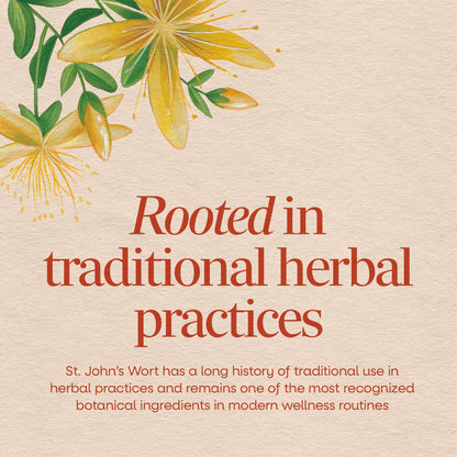 Nature’s Way St. John’s Wort Capsules, Herbal Supplement Promotes a Positive Outlook*, 700 mg per 2-capsule serving - Maple Wellness Supplements