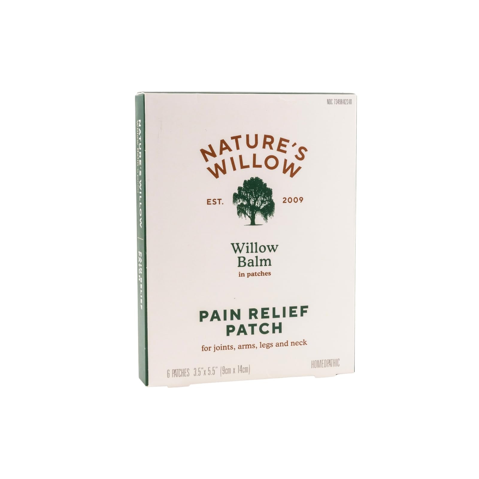 Nature's Willow Relief Patches – Fast-Acting, Plant-Based Topical Solution to Help with Sore Muscles & Joints | 6 Patches per Pack | 1-Pack - Maple Wellness Supplements