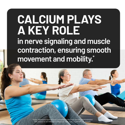 NatureWise Calcium Citrate 500mg Capsules - Supplement for Bone Health - Easy to Digest & Absorb - Vegan, Non-GMO - Maple Wellness Supplements
