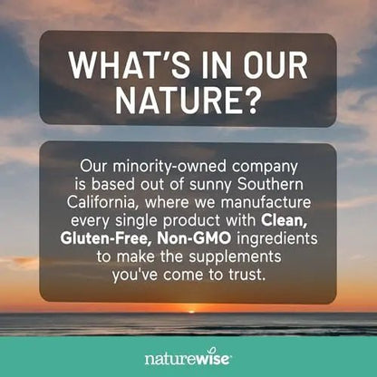 NatureWise Digestive Enzymes - Multi Enzymes with Probiotics + Prebiotics - Post Mealtime Comfort & Bloating Support + Aids Digestion and Gut Health - Soy-Free, Non-GMO - 60 Capsules[1-Month Supply] - Maple Wellness Supplements