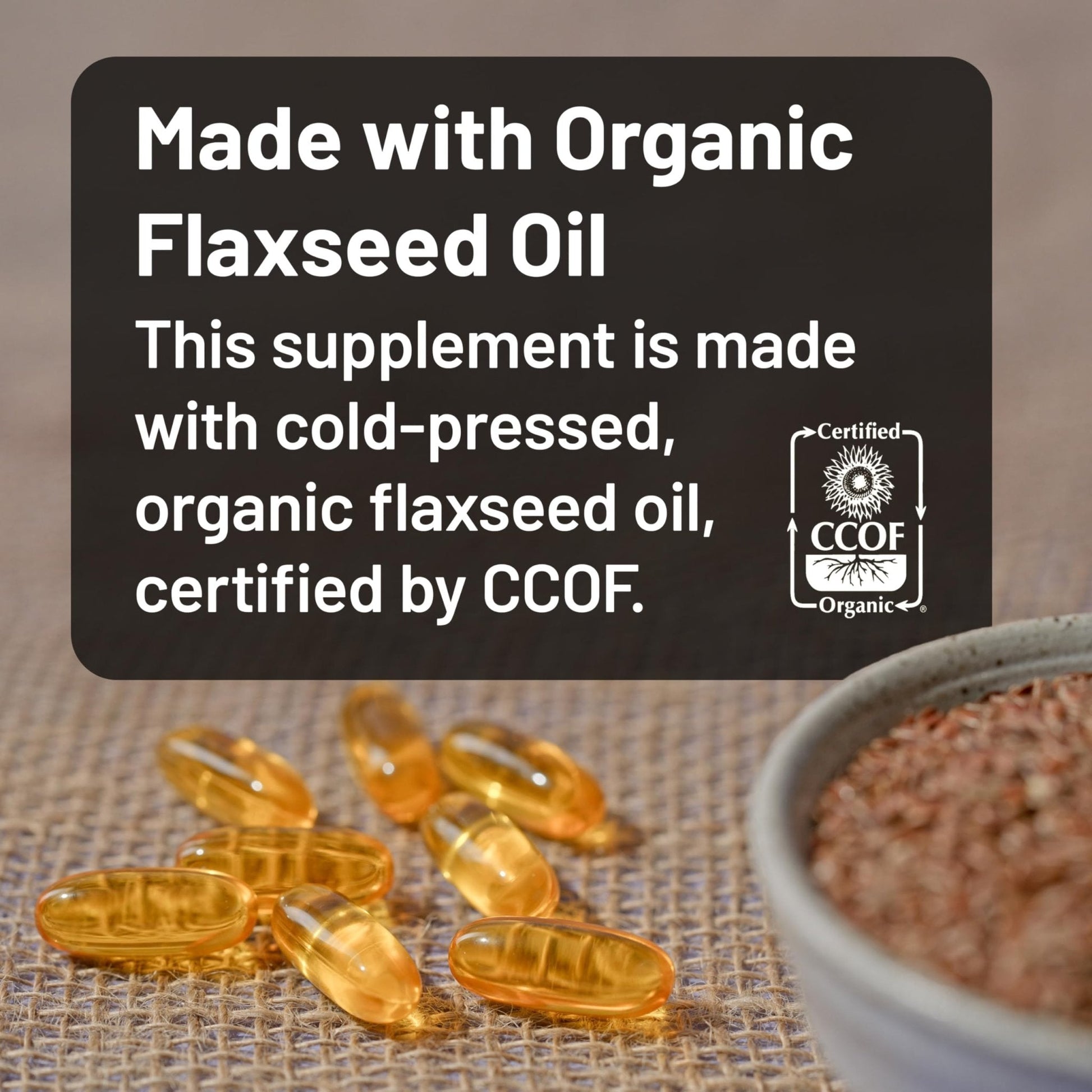 NatureWise Flaxseed Oil 1,242 mg, Fish Free Omega 3 6 9 with 720mg ALA, Dietary Supplement for Heart Health Support - Organic, Cold Pressed, - Maple Wellness Supplements