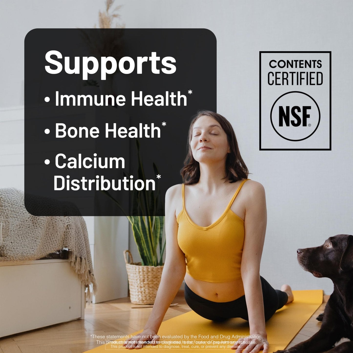 NatureWise Vegan Vitamin D3 + K2 - Natural D3 5000IU + Natural Vitamin K2 100mcg - Bone Support - High Absorption - Maple Wellness Supplements