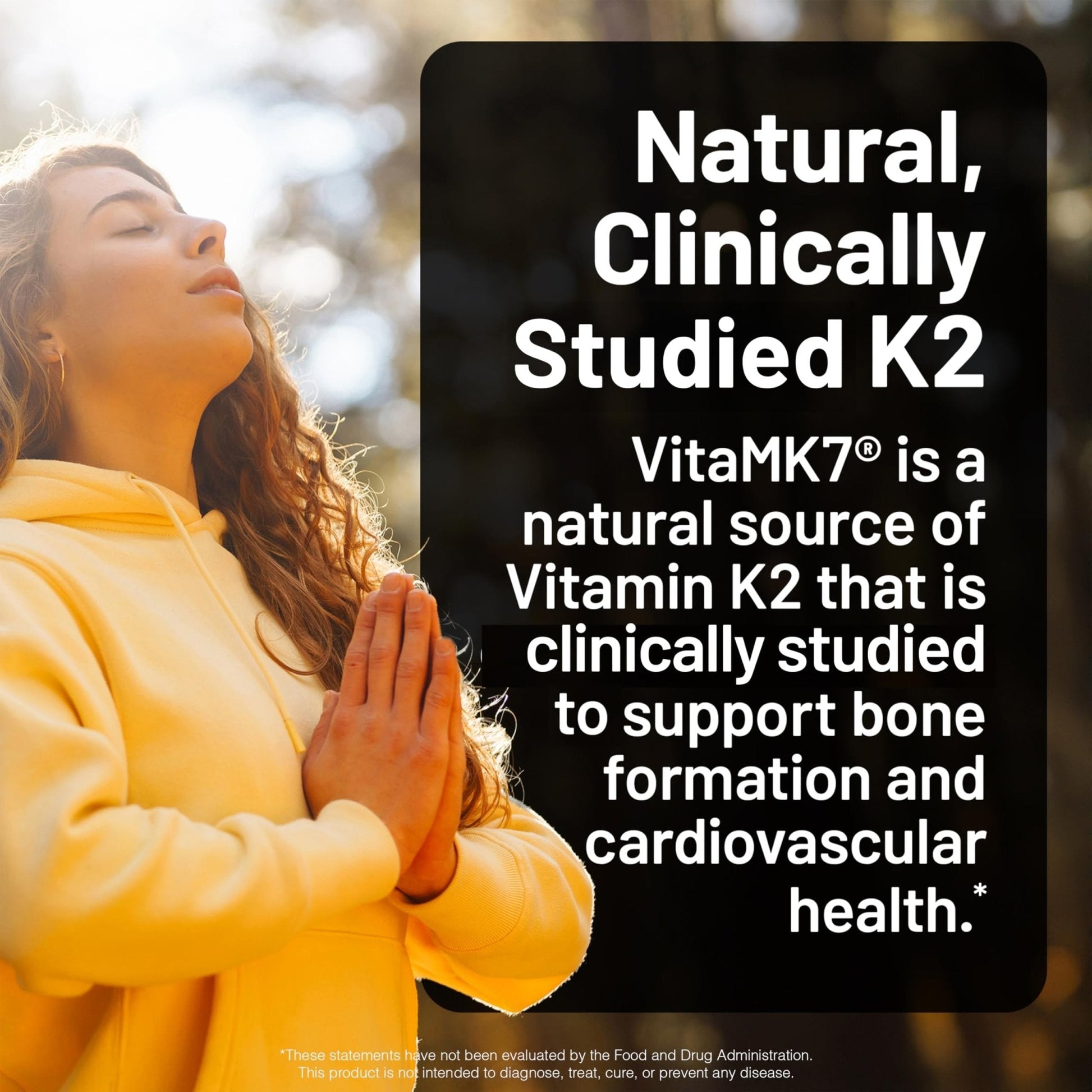 NatureWise Vegan Vitamin D3 + K2 - Natural D3 5000IU + Natural Vitamin K2 100mcg - Bone Support - High Absorption - Maple Wellness Supplements