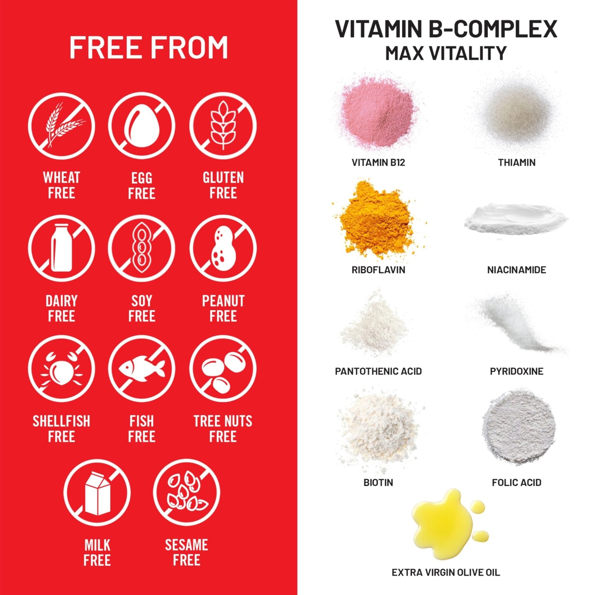 NatureWise Vitamin B Complex for Women and Men - with Folic Acid Biotin B1 B2 B3 B6 B12 - Support Cellular Energy & Mental Clarity - Gluten & Dairy Free - Maple Wellness Supplements