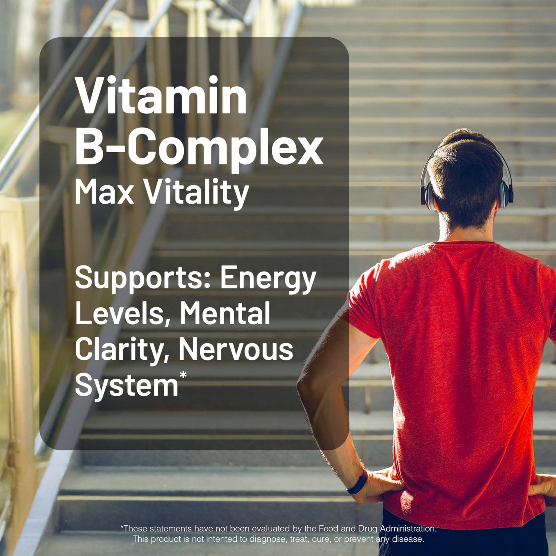 NatureWise Vitamin B Complex for Women and Men - with Folic Acid Biotin B1 B2 B3 B6 B12 - Support Cellular Energy & Mental Clarity - Gluten & Dairy Free - Maple Wellness Supplements