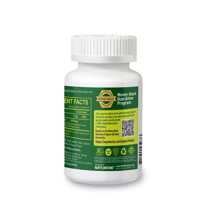 NATURION H. Pylori Support - Digestive Health Supplement with G-FOS Blend, Whey Protein, Licorice, Mastic Gum, Vitamin U, and Vitamin B2 - Stomach Comfort & Gut Balance - 60 Tablets, 30 Day Supply - Maple Wellness Supplements