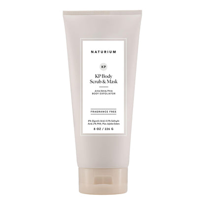 Naturium KP Body Scrub & Mask for Keratosis Pilaris, Bump Eraser Shower Scrub & Exfoliator for Skin, 8 oz - Maple Wellness Supplements