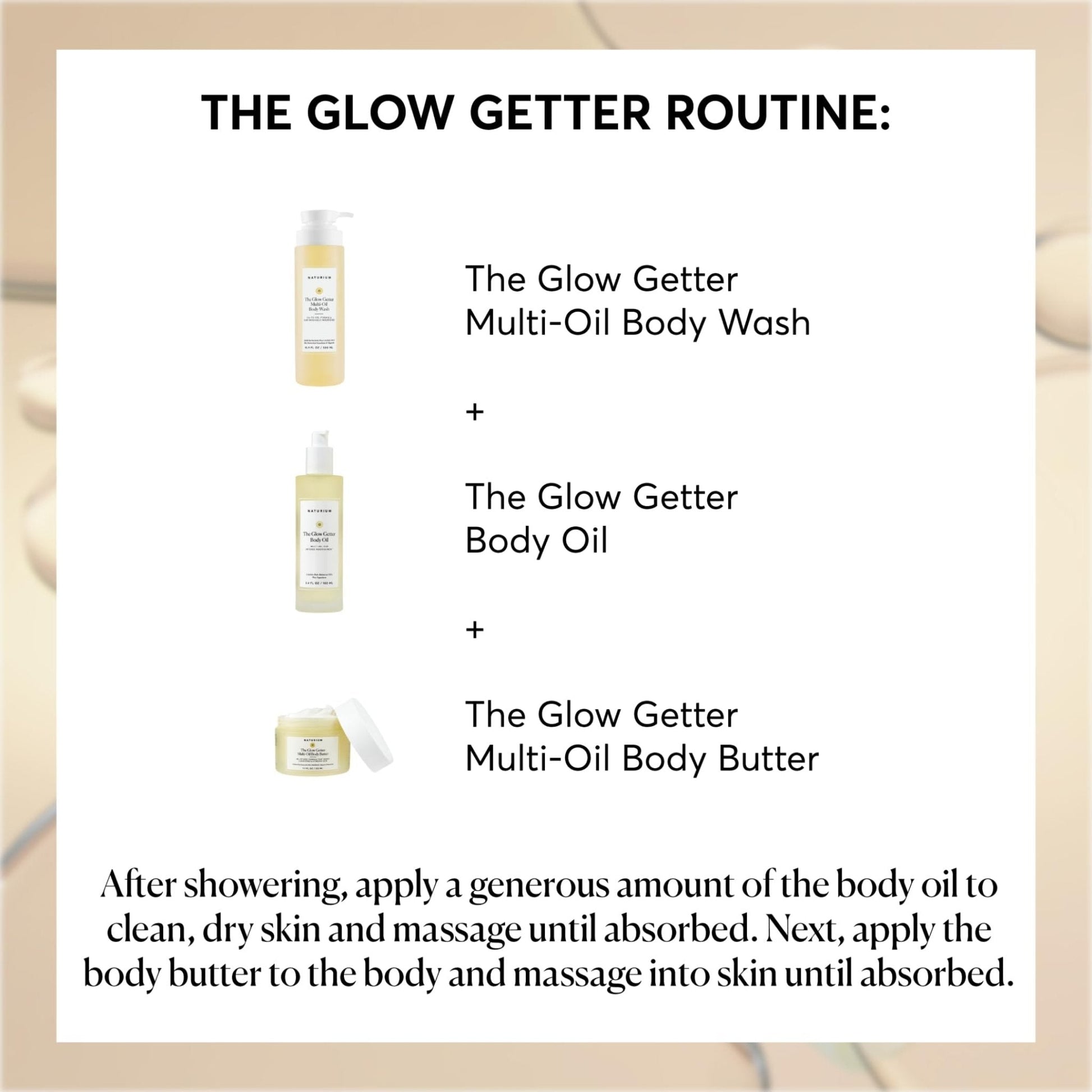 Naturium The Glow Getter Body Oil, Multi-Oil for Intense Nourishment, Hydrating & Moisturizing Formula, Vegan & Cruelty-Free, 3.4 oz - Maple Wellness Supplements