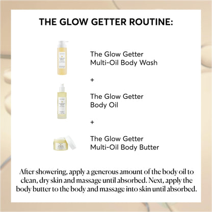 Naturium The Glow Getter Body Oil, Multi-Oil for Intense Nourishment, Hydrating & Moisturizing Formula, Vegan & Cruelty-Free, 3.4 oz - Maple Wellness Supplements