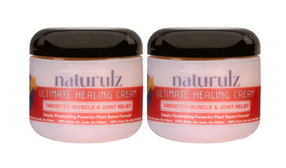 Naturulz Ultimate Healing Cream 4oz Bundle & Save – Plant-Based Topical for Daily Relief of Soreness, Stiffness & Discomfort in Back, Shoulder, Knee, Neck & Foot, Lightweight, Clean Ingredients - Maple Wellness Supplements