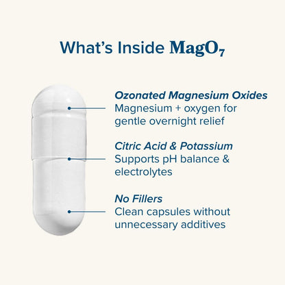 nbpure MagO7 - Natural Colon Cleanse & Detox - Occasional Constipation Relief, Stool Softener, & Bloating Support for Men & Women - Maple Wellness Supplements