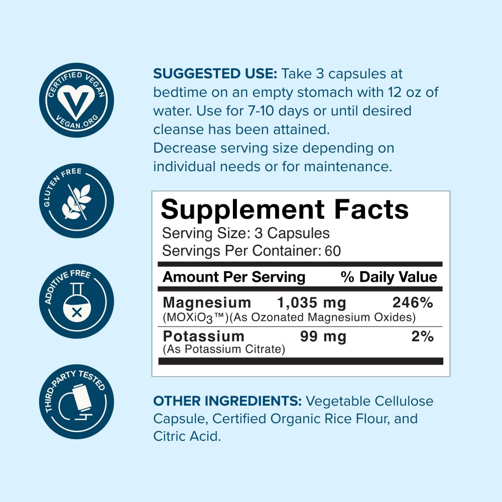 nbpure MagO7 - Natural Colon Cleanse & Detox - Occasional Constipation Relief, Stool Softener, & Bloating Support for Men & Women - Maple Wellness Supplements