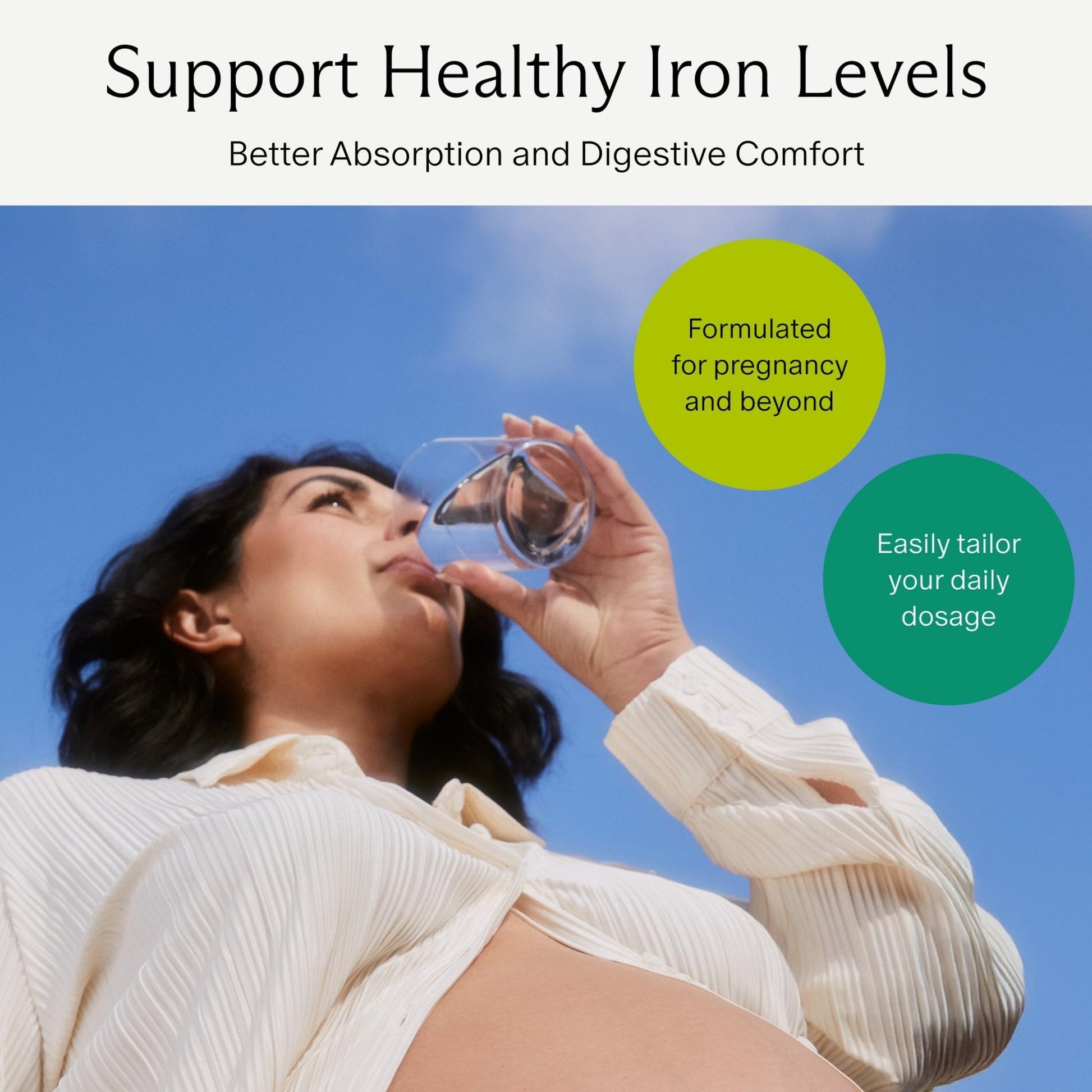 Needed. Prenatal Iron Supplement - Pregnancy, Breastfeeding, Postpartum - Aids Energy, Birth Weight & Baby's Neural Development - Maple Wellness Supplements