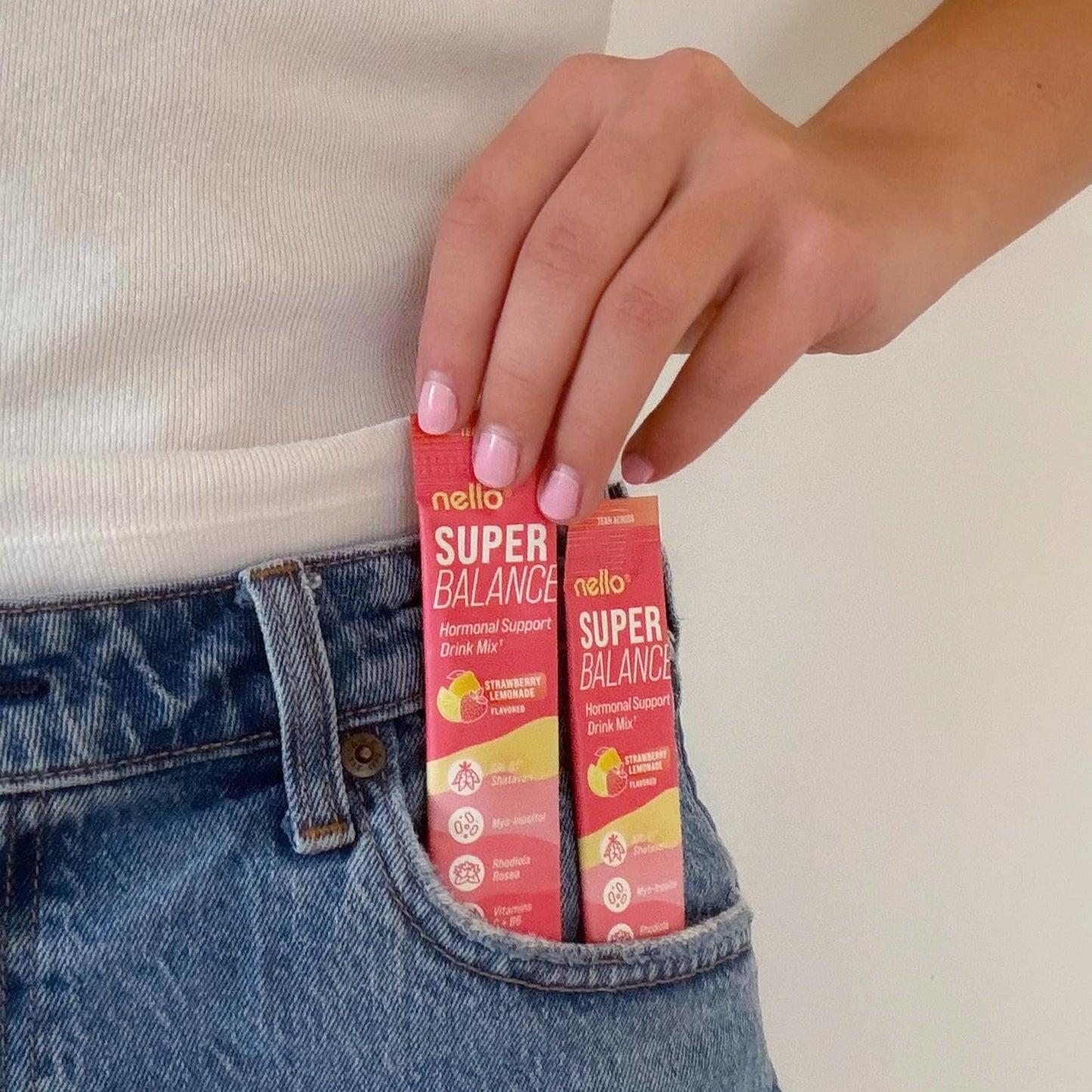 Nello Superbalance Hormonal Support Drink Mix, SRI-81 Shatavari, Myo-Inositol, Rhodiola Rosea, Vitamin C, Magnesium, Theobromine - Maple Wellness Supplements