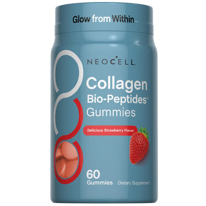 NeoCell Collagen Peptides Gummies | 60 Count | Types I & III | Advanced Formula Supplement | for Women and Men - Maple Wellness Supplements