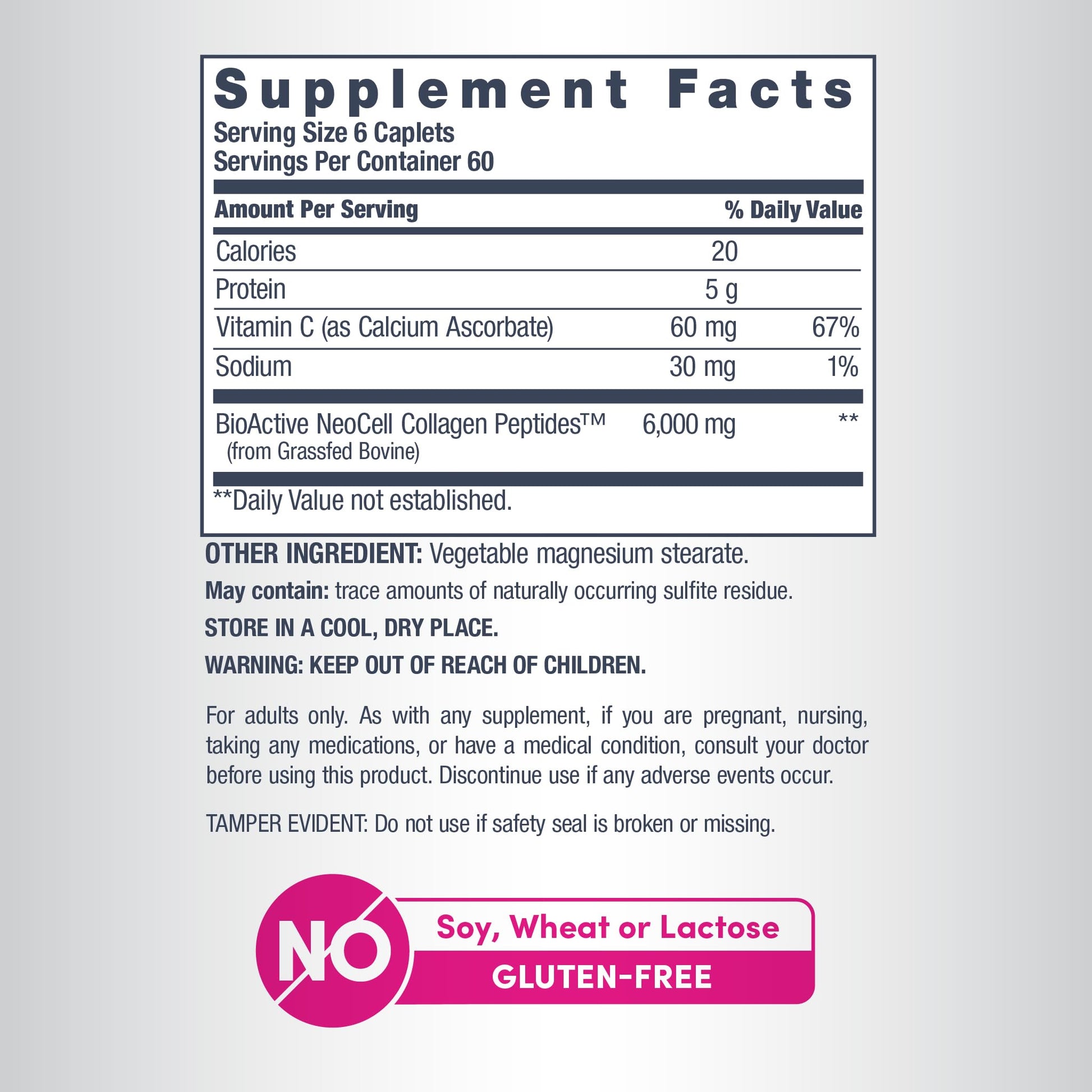 NeoCell Collagen Peptides Pills | 360 Caplets | with Vitamin C | Supplement for Women and Men - Maple Wellness Supplements