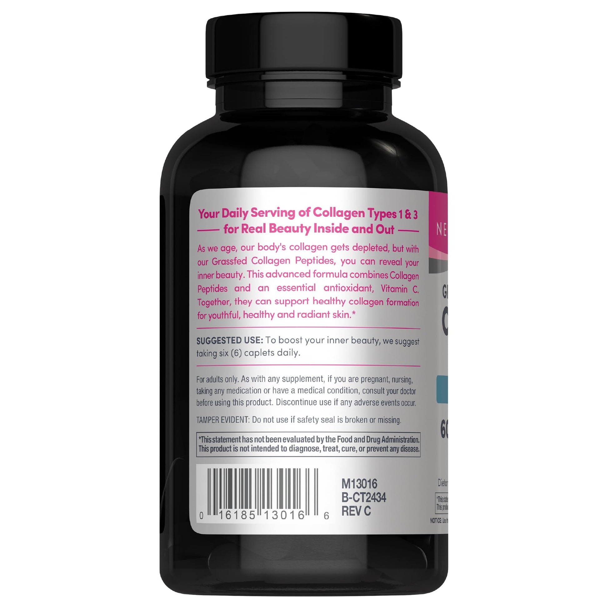 NeoCell Collagen Peptides Pills | 360 Caplets | with Vitamin C | Supplement for Women and Men - Maple Wellness Supplements