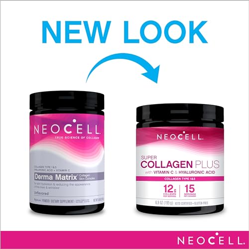 NeoCell Super Collagen Plus With Vitamin C and Hyaluronic Acid, For Skin Hydration - Maple Wellness Supplements