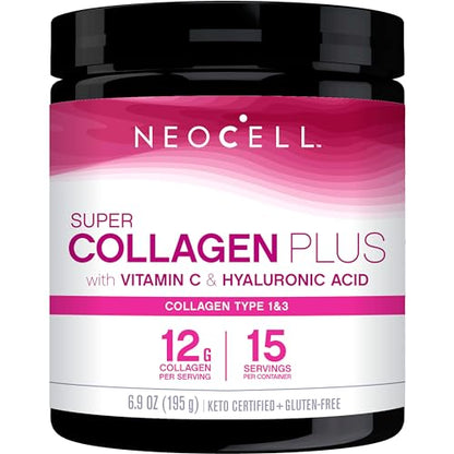 NeoCell Super Collagen Plus With Vitamin C and Hyaluronic Acid, For Skin Hydration - Maple Wellness Supplements
