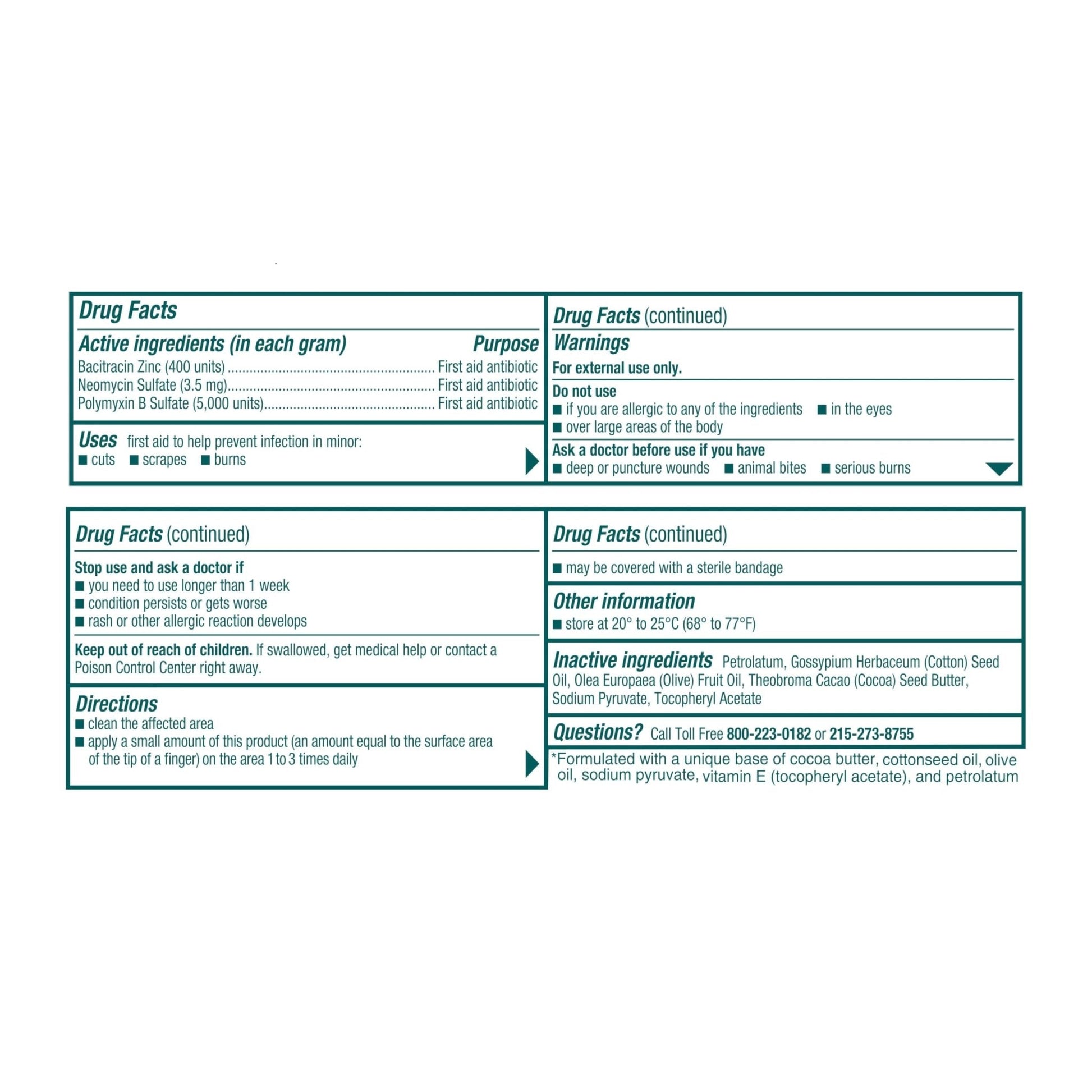 Neosporin Original First Aid Triple Antibiotic Ointment with Bacitracin Zinc for Infection Protection, Wound Care Treatment & Helps Minimize The Appearance of Scars for Minor Wounds, .5 oz - Maple Wellness Supplements