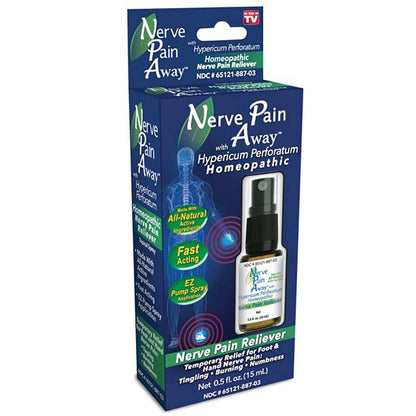 Nerve Pain Away – Homeopathic Topical Spray for Temporary Nerve Pain Relief in Hands and Feet - Maple Wellness Supplements