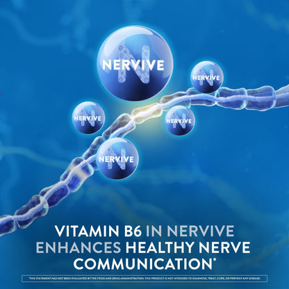 Nervive Nerve Health, Alpha Lipoic Acid, Fortify Nerve Health, Healthy Nerve Function, Healthy Blood Circulation, Supplement, Tablet, 60 Tablets - Maple Wellness Supplements