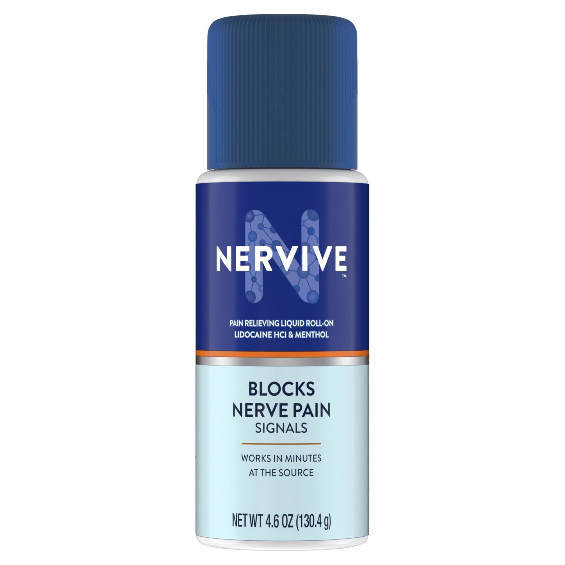 Nervive Pain Relieving Roll On, Lidocaine Roll On, Nervive Pain Relief, Lidocaine Topical, Foot Pain, Leg Pain, Hand Pain, Max Strength Formula, 4.6oz - Maple Wellness Supplements