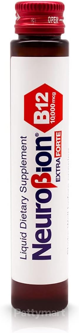 Neurobion Extra Forte B12 10,000 mcg Vials, Liquid - Extreme Powerful- 10 Vials per Box - Maple Wellness Supplements