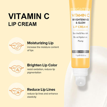 NEUTRIHERBS Lip Cream, Vitamin C Lip Balm to Nourish and Soothes Dry, Cracked Lips - Maple Wellness Supplements