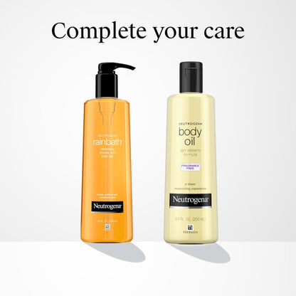 Neutrogena Body Oil Light Sesame Formula, 16 fl oz, Radiant Glow Moisturizer for Dry Skin - Maple Wellness Supplements