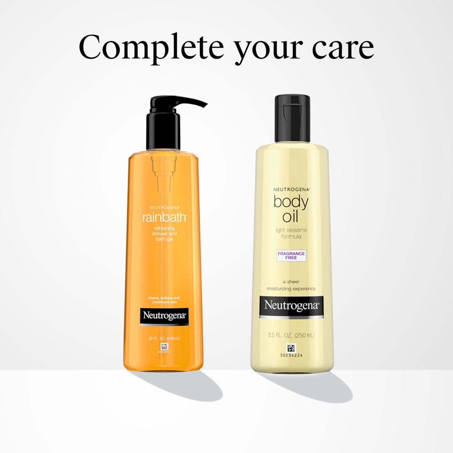 Neutrogena Body Oil, Light Sesame Formula, Fragrance Free, Lightweight Moisturizing Body Oil for Silky, Soft Skin - Maple Wellness Supplements