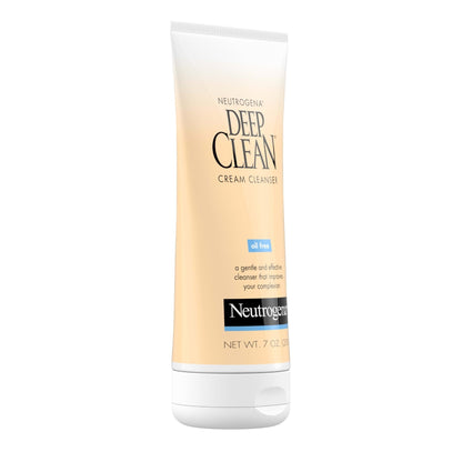 Neutrogena Deep Clean Daily Facial Cream Cleanser with Beta Hydroxy Acid to Remove Dirt - Maple Wellness Supplements