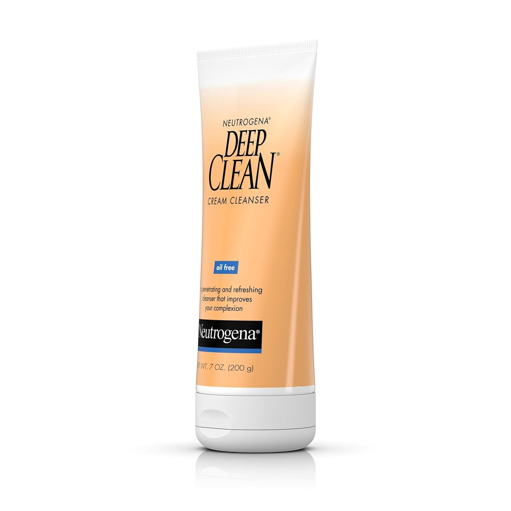 Neutrogena Deep Clean Daily Facial Cream Cleanser with Beta Hydroxy Acid to Remove Dirt - Maple Wellness Supplements