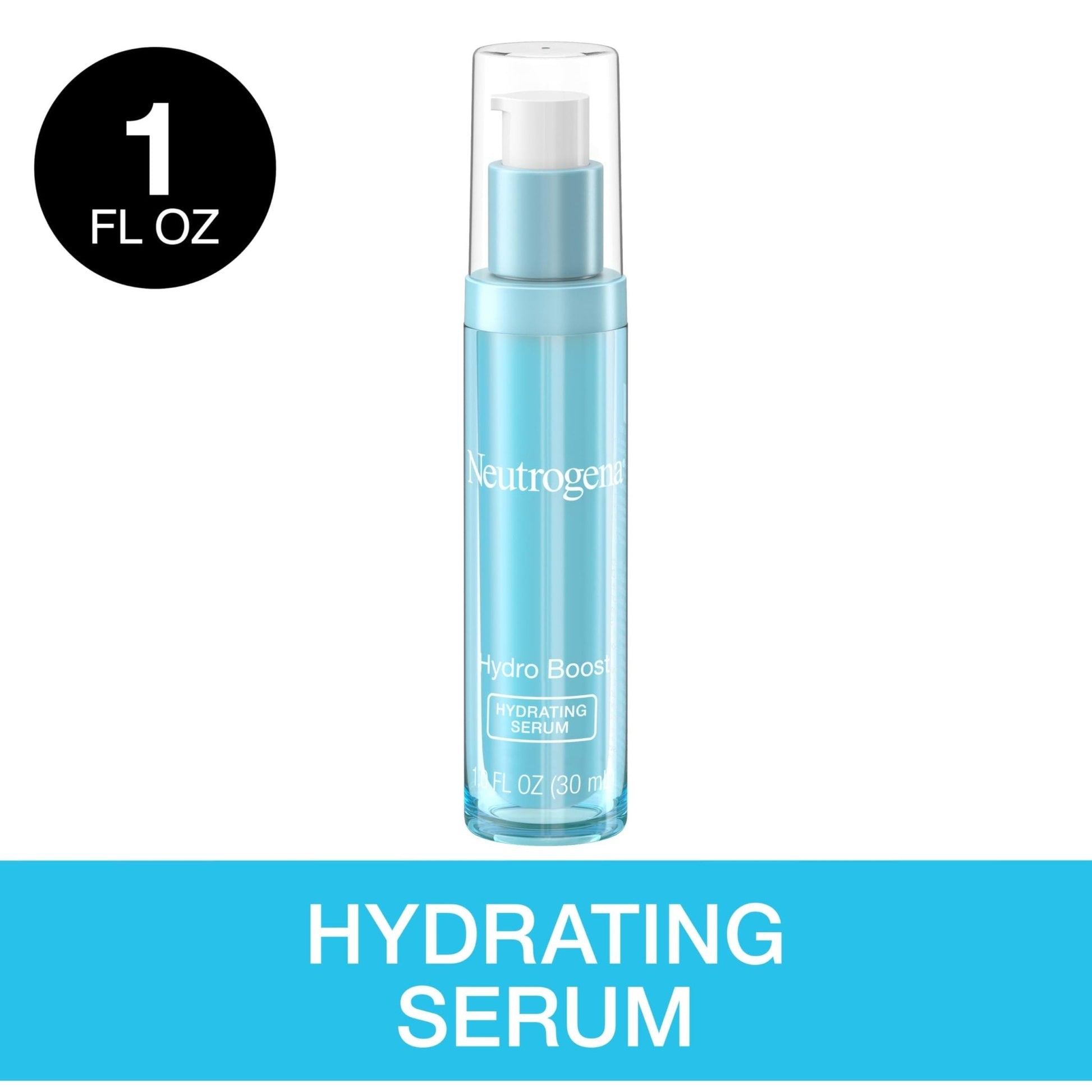 Neutrogena Hydro Boost Hydrating Hyaluronic Acid Face & Neck Serum, Fast-Absorbing - Maple Wellness Supplements