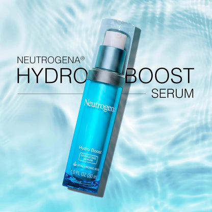 Neutrogena Hydro Boost Hydrating Hyaluronic Acid Face & Neck Serum, Fast-Absorbing - Maple Wellness Supplements