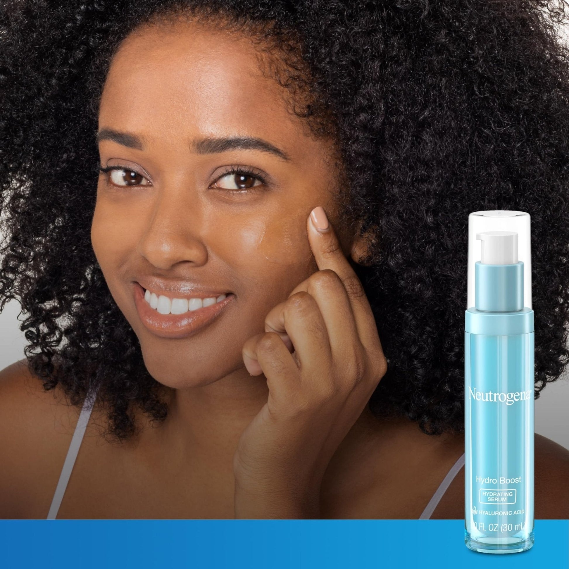 Neutrogena Hydro Boost Hydrating Hyaluronic Acid Face & Neck Serum, Fast-Absorbing - Maple Wellness Supplements