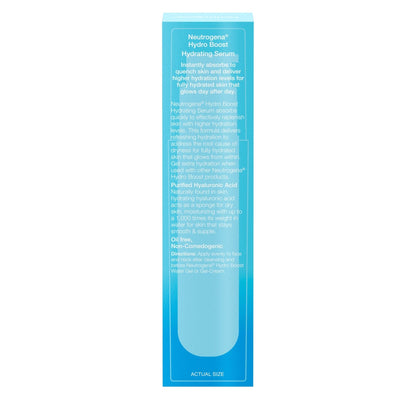 Neutrogena Hydro Boost Hydrating Hyaluronic Acid Face & Neck Serum, Fast-Absorbing - Maple Wellness Supplements
