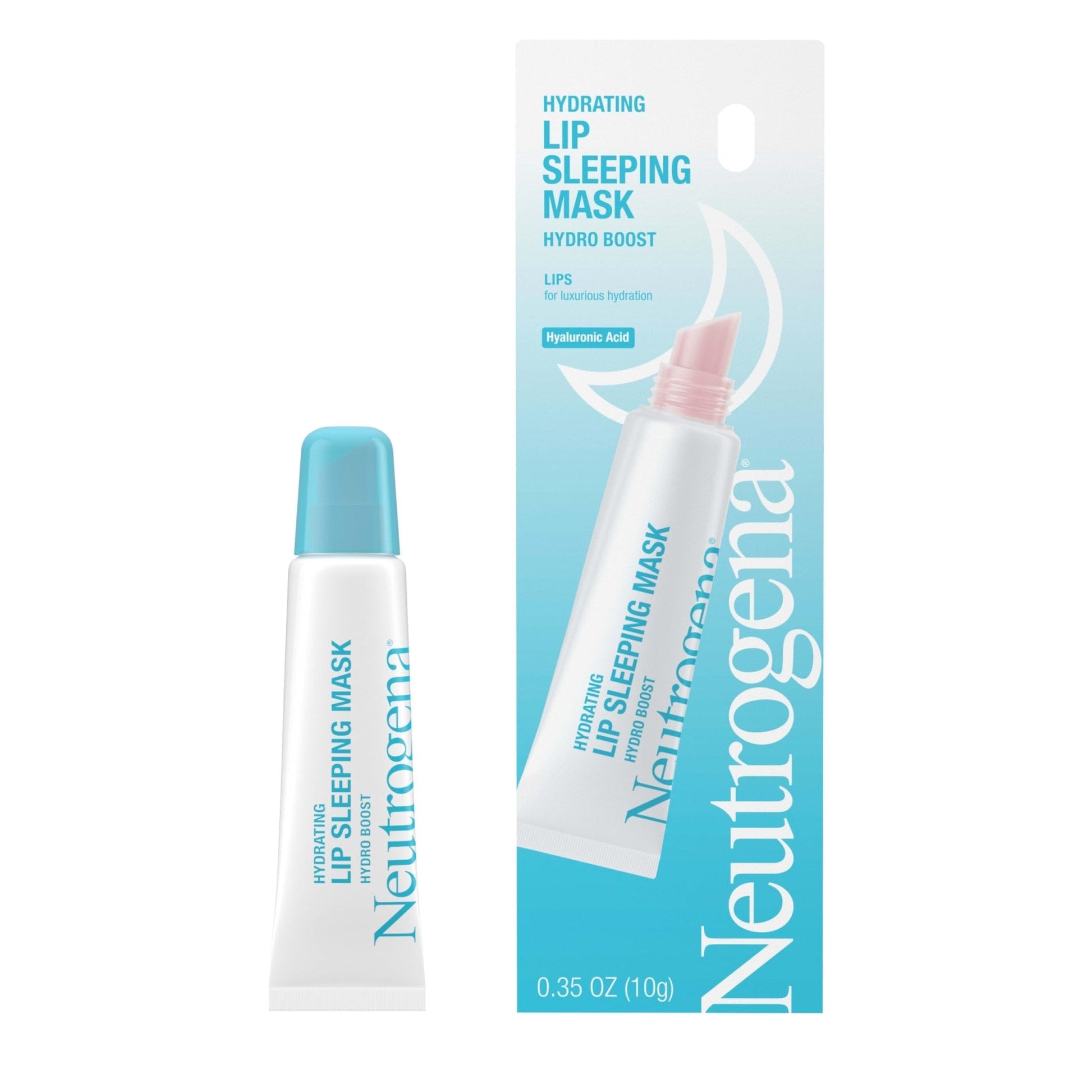 Neutrogena Hydro Boost Hydrating Lip Sleeping Mask with Hyaluronic Acid, Clear Overnight and Daily Moisturizing Treatment - Maple Wellness Supplements
