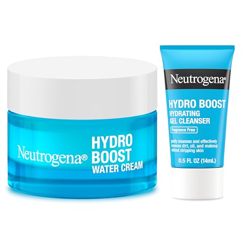 Neutrogena Hydro Boost Water Cream, 72 Hr Hydration for Normal/Extra Dry Skin, Fragrance Free, Face Moisturizer with Hyaluronic Acid, 1.7 oz - Maple Wellness Supplements